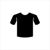 T-shirt icon. Clothing symbol. Tee logo for mobile concept and web design