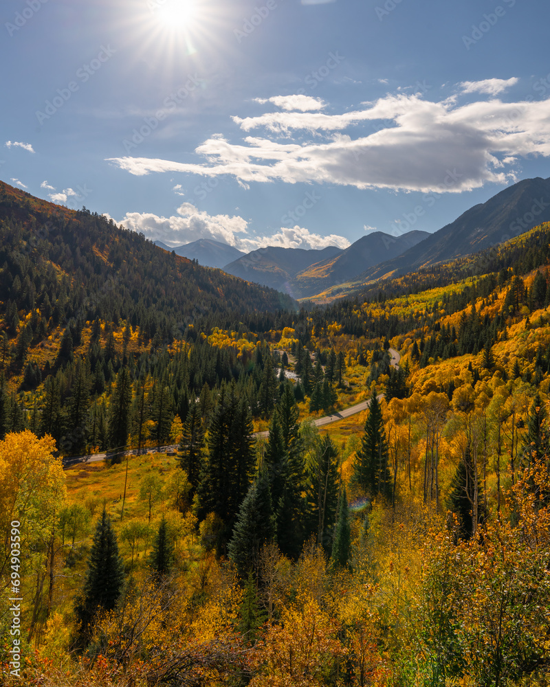 Epic Colorado Mountain Views with Peak Fall Colors