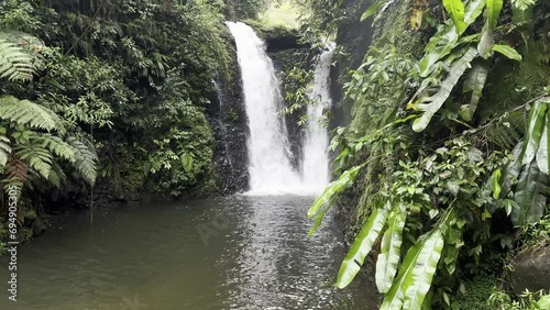 Rivers and waterfalls of Pastaza in Ecuador photo