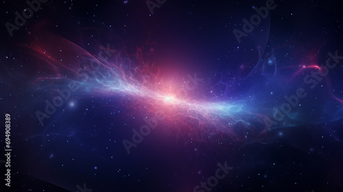 galaxy theme with abstract light glow technology illustration