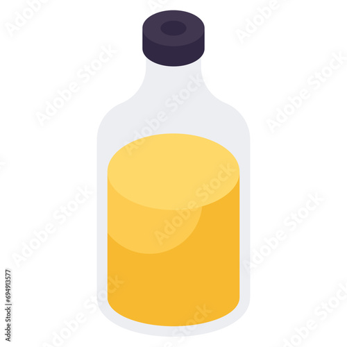 A creative design icon of cooking oil
