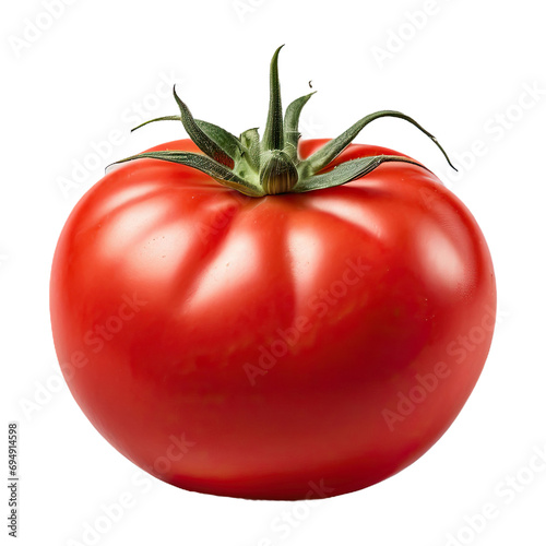 juicy tomato isolated on transparent background