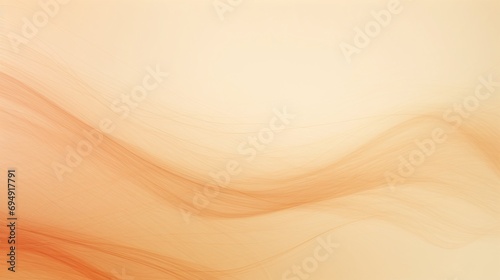Abstract Warm Tone Waves Background Smooth Curves Soft Texture Wallpaper Design