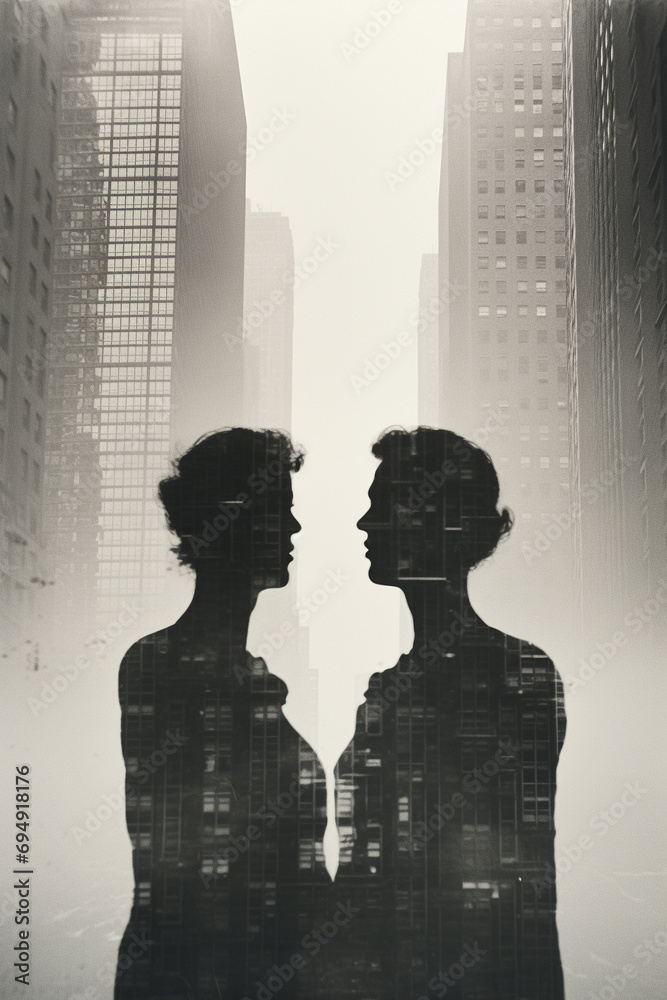 Silhouetted Symmetry: Abstract Monochrome Imagery Silhouetted Symmetry: Abstract Monochrome Imagery