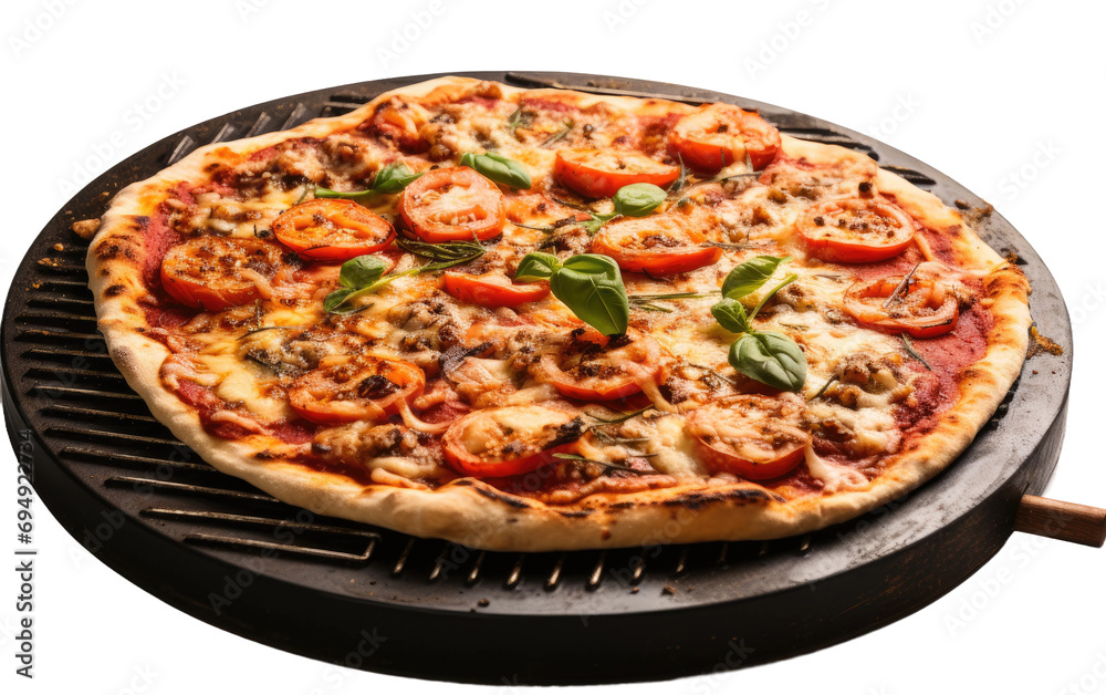 Pizza Stone Delight On Transparent Background