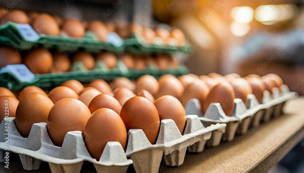 Organic Brown Eggs: Fresh, Healthy, and Farm-Raised