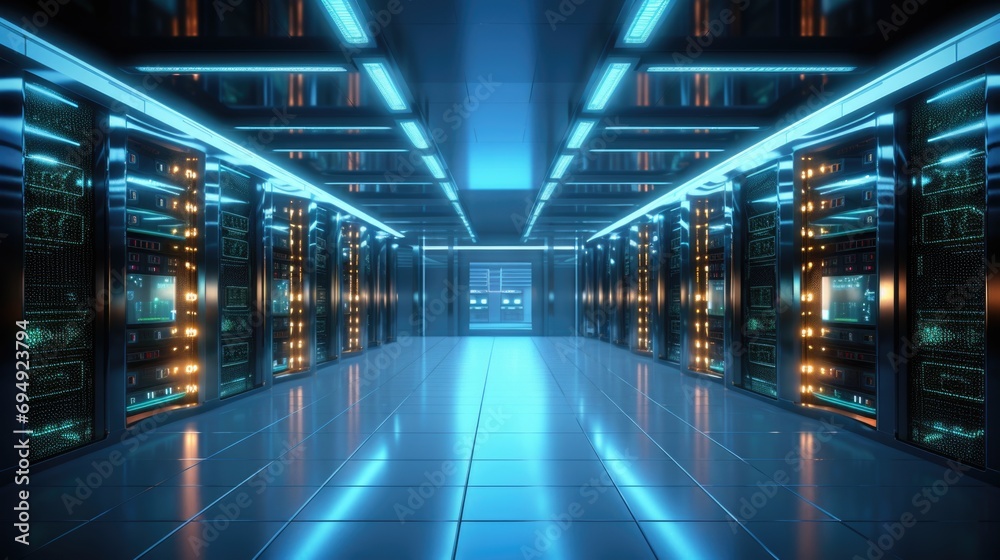 Fototapeta premium Server room