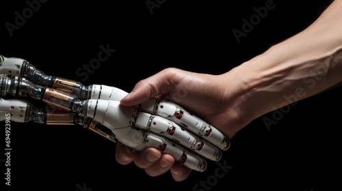 Human/robot handshake