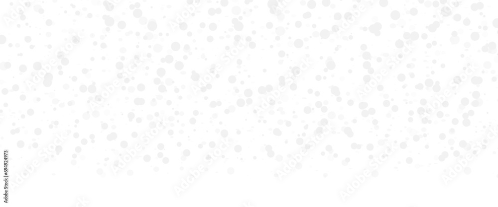 Vector snow on an isolated transparent background,  Snowfall, snowflakes in different shapes and forms.