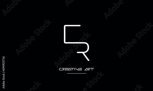 CR, RC, C, R abstract letters logo monogram