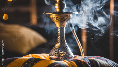 Exotic Arabic Hookah Pipe: A Cultural Tradition of Relaxation and Aroma