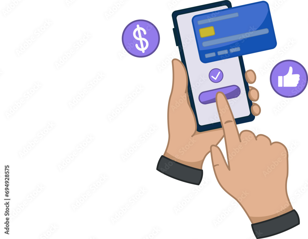 Online Payments in Mobile Phone. Electronic Payment by Credit Card. Mobile Banking Application. Online Banking. Business and Finance