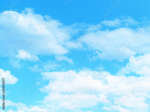 Blue sky with clouds