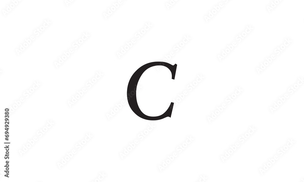 C, CC Abstract Letters Logo Monogram C, CC Abstract Letters Logo Monogram