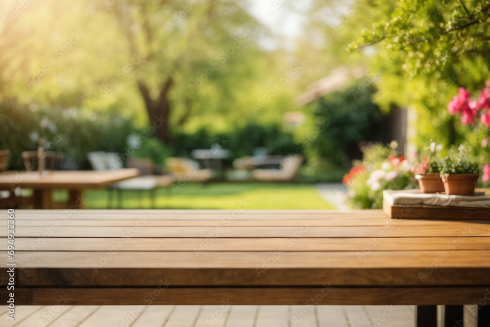 Wood table on blur of cafe, coffee shop, bar or restaurant background - can used for display or montage your products Wood table on blur of cafe, coffee shop, bar or restaurant background - can used for display or montage your products