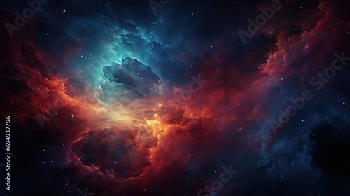 Digital Art of galaxy swirl texture gradient background © McClerish