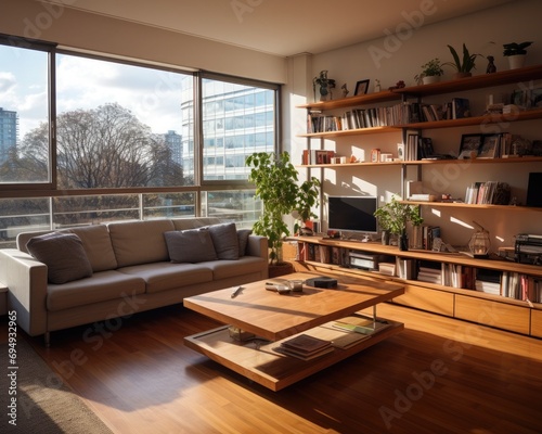 Interior de un apartamento moderno y estiloso