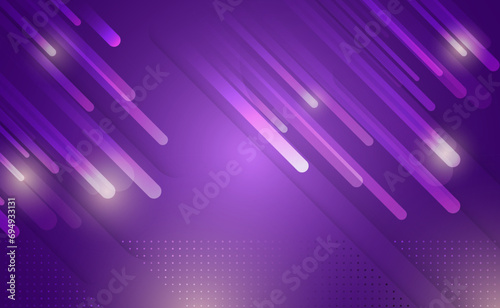 Abstract background with glowing dynamic lines. Futuristic purple stripes with shadows. Modern hi-tech background for presentations and websites.