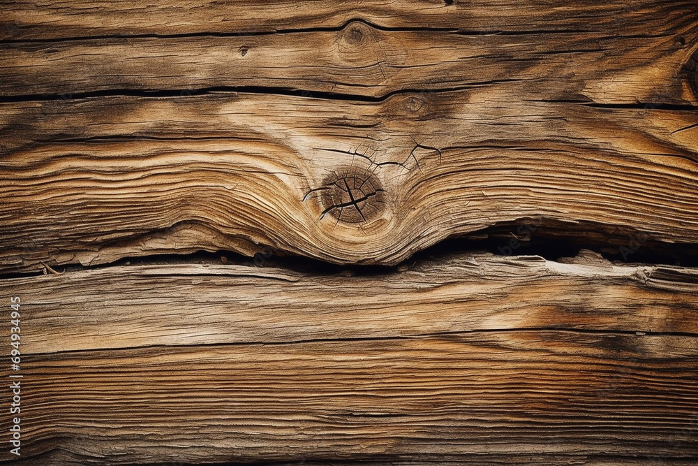 Fototapeta premium Timber Tranquility: Rustic Wooden Texture.