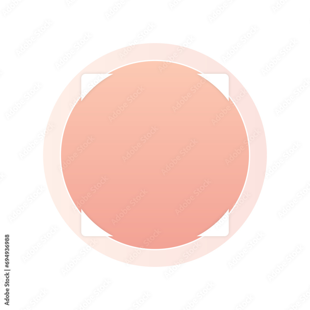 gradient circle frame