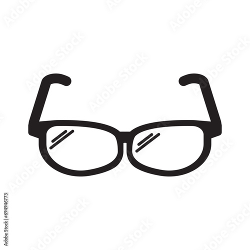 glasses icon design vector isolated