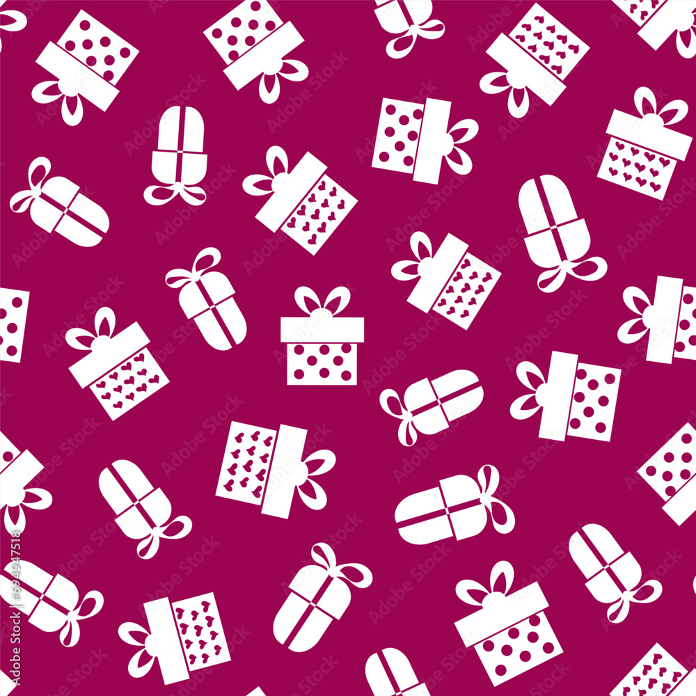 Seamless pattern with gift boxes Seamless pattern with gift boxes