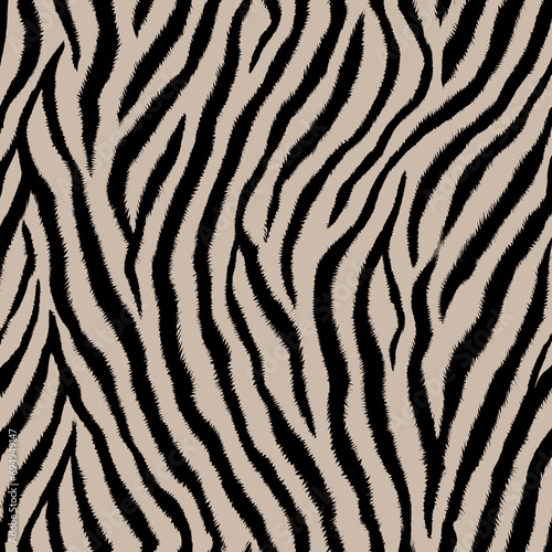 Seamless zebra skin  zebra texture  African animal print.