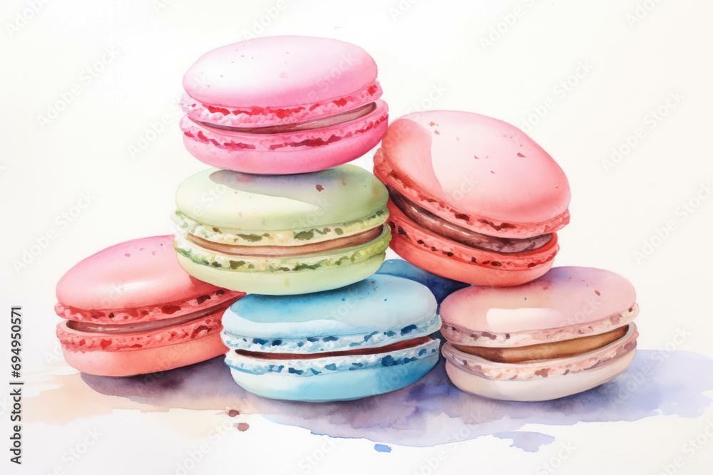 Pink french dessert background food macaroon sweet Pink french dessert background food macaroon sweet