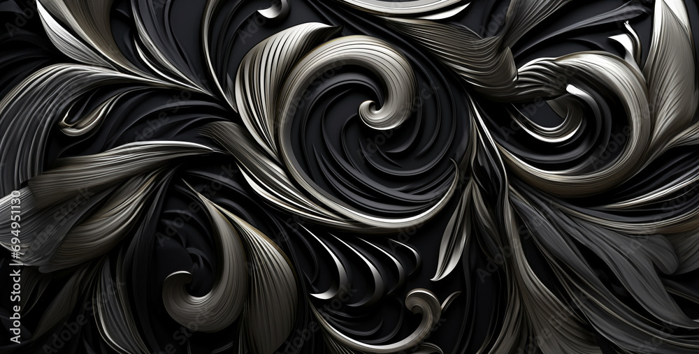 a black and silver pattern background a black and silver pattern background