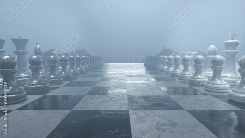 Chess Pieces 3D Background Animation 8 photo