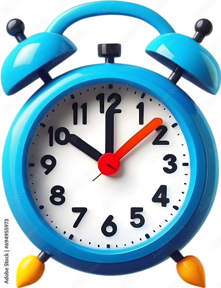 alarm clock on white background alarm clock on white background