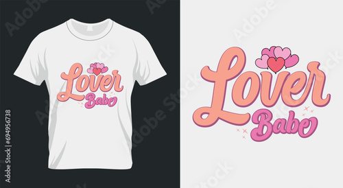 Lover Babe Retro Valentines PNG Sublimation