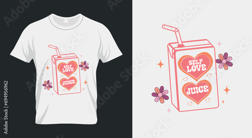 Self Love Juice Retro Valentines PNG Sublimation