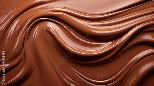 Melted chocolate surface background