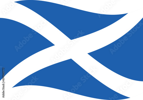Flag of Scotland. Scotland flag photo