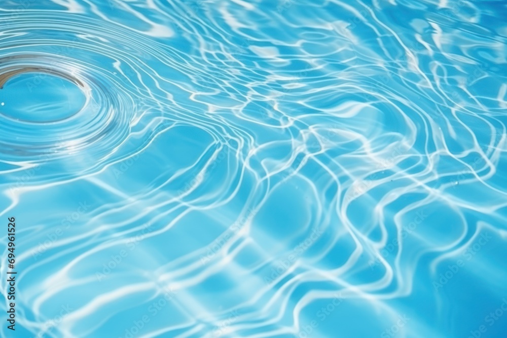 Top view, water in swimming pool ripples, water detail background. Top view, water in swimming pool ripples, water detail background.