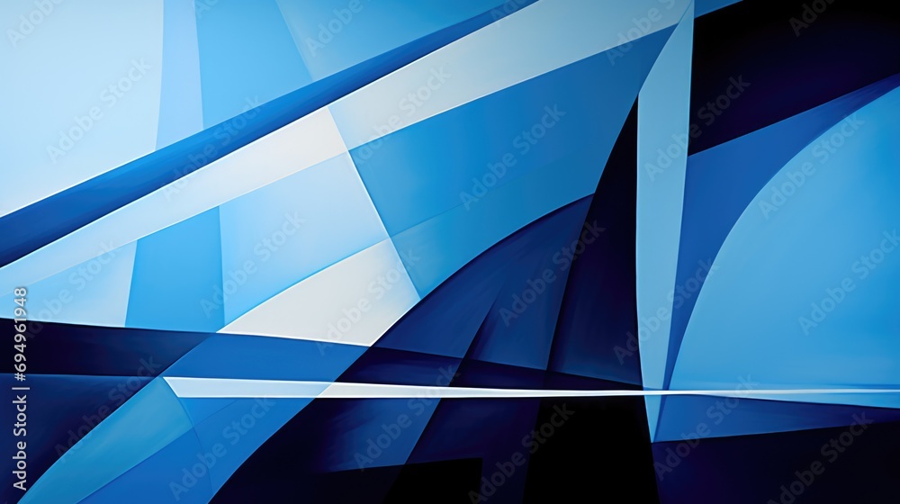 Abstract blue geometric painting art background. Blue Monday concept. Geometrical artwork illustration for wallpaper, cover, poster, print, web. Abstract blue geometric painting art background. Blue Monday concept. Geometrical artwork illustration for wallpaper, cover, poster, print, web.