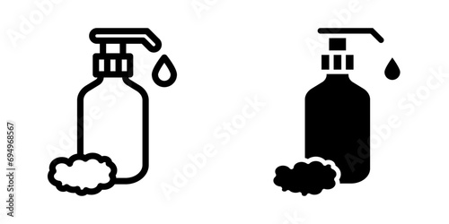 shampoo Icon. symbol for mobile concept and web design. vector illustration