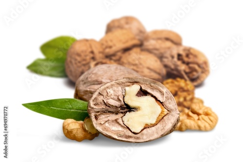 Walnut tasty nut half good for health