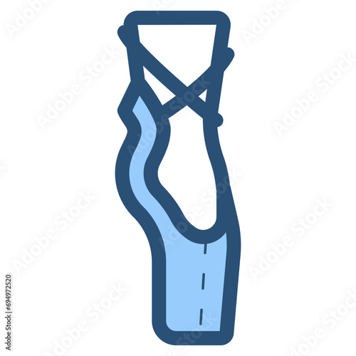 ballet shoes icon