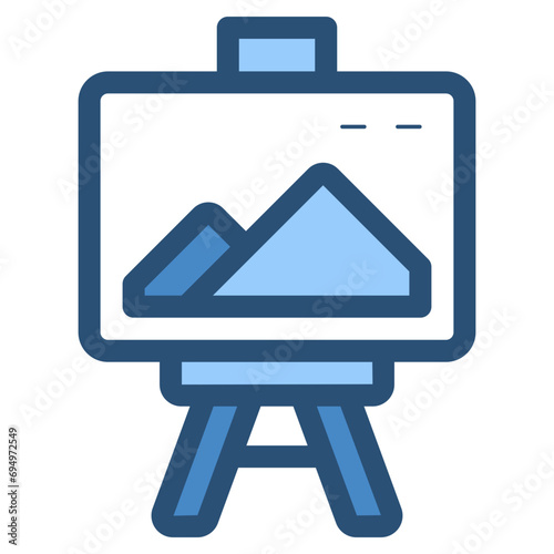 painting canvas icon