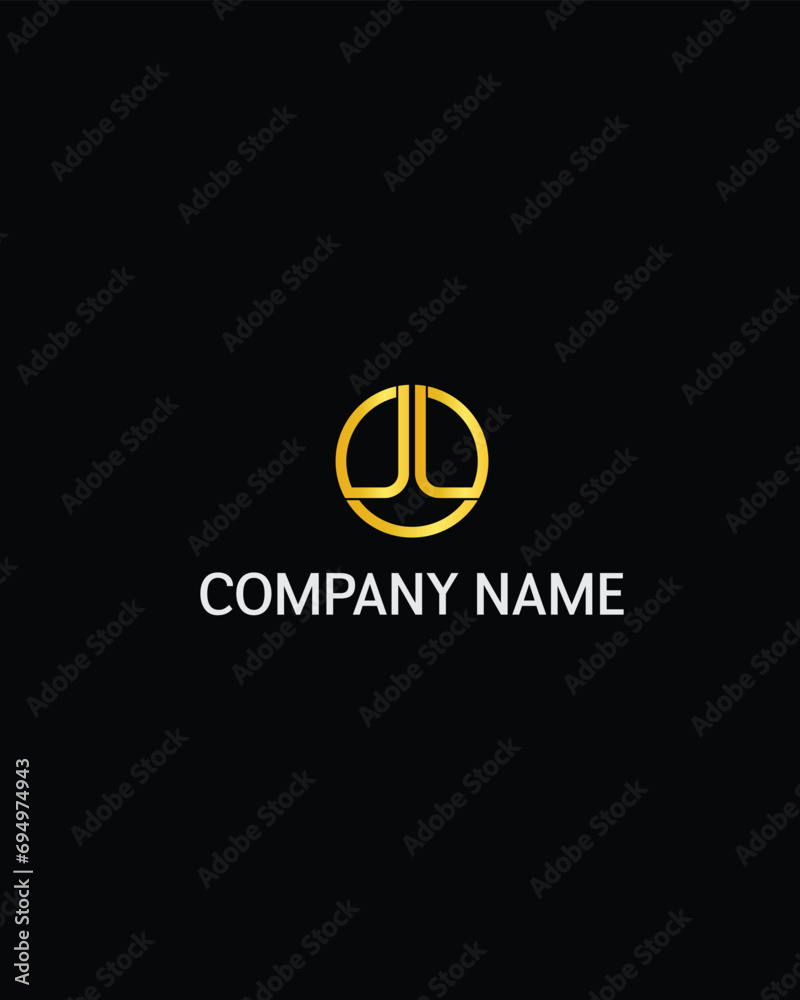 LL Logo design vector Monogram modern template LL Logo design vector Monogram modern template
