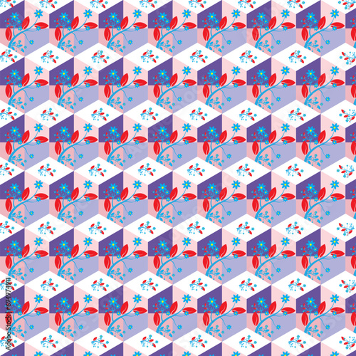 flowers pattern design vector pattern carpet and flowers background 