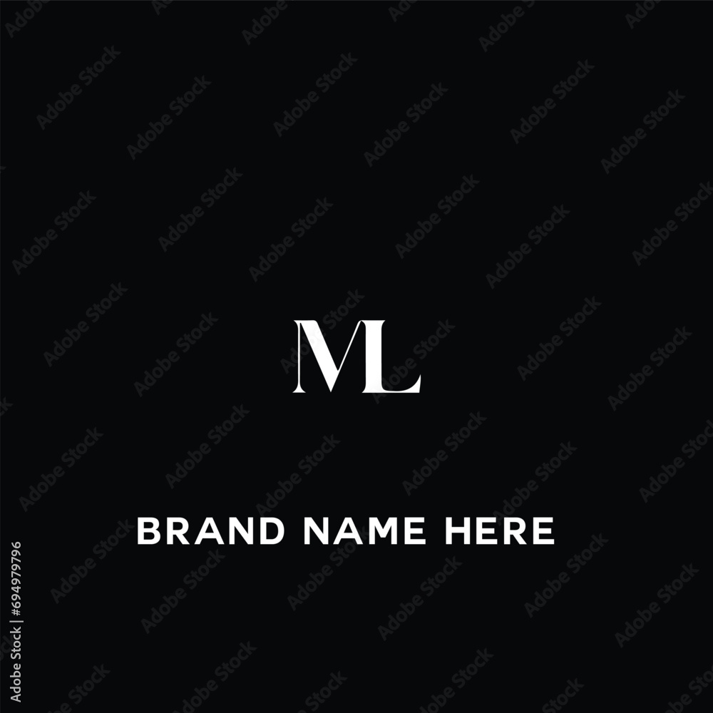 ML logo. M L design. White ML letter. ML, M L letter logo design. Initial letter ML linked circle uppercase monogram logo. ML logo. M L design. White ML letter. ML, M L letter logo design. Initial letter ML linked circle uppercase monogram logo.