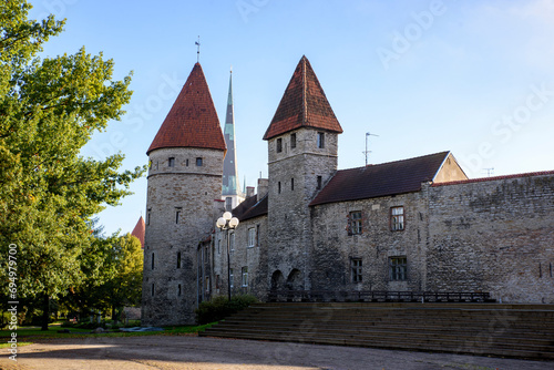 Tallinn old city walls and towers, Estonia