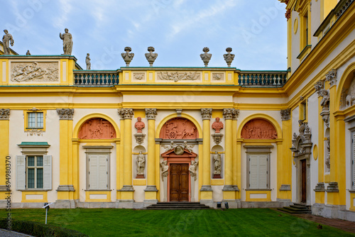 Wilanów Palace in Warsaw, Poland