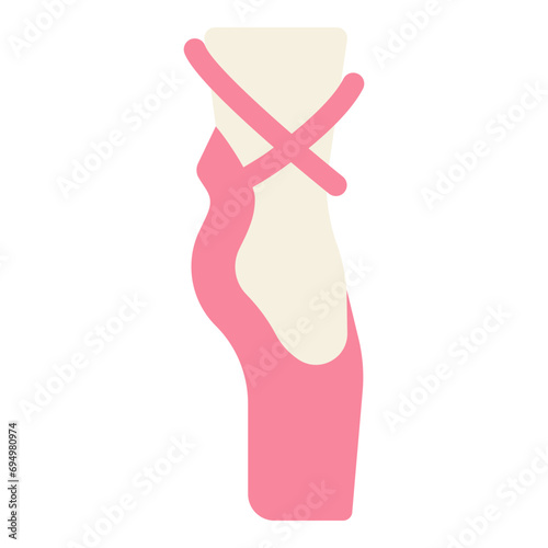 ballet shoes illustration
