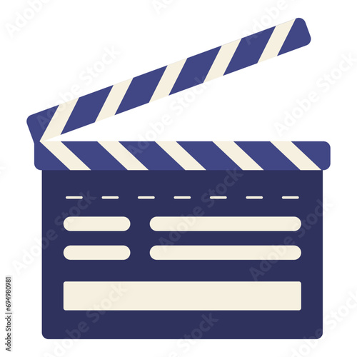 clapperboard illustration