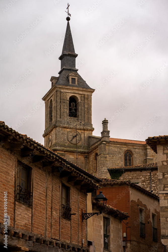 Street view in Lerma, Burgos, Spain