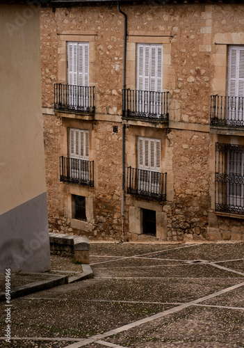 Street view in Lerma, Burgos, Spain